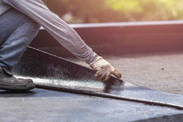 Professional Waterproofing technician working in Lindenhurst, IL